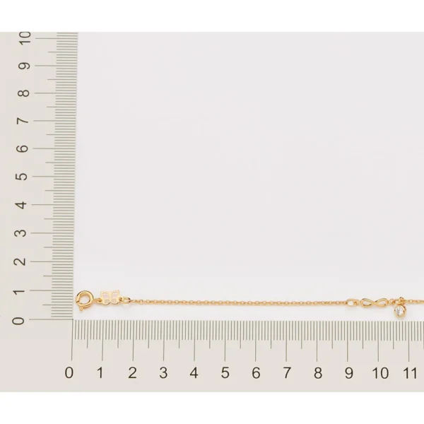 PULSEIRA INFINITO BANHADA A OURO 18K1