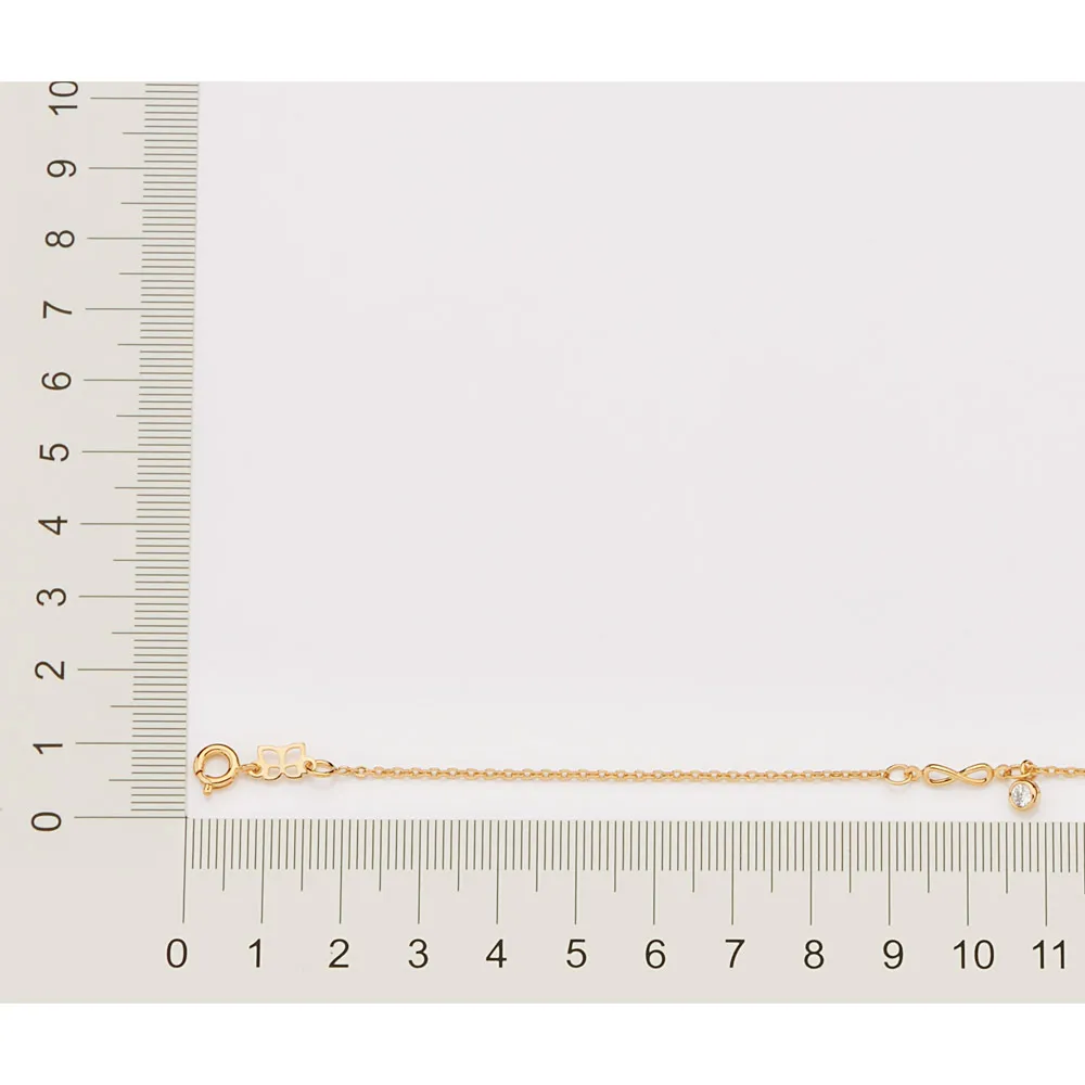PULSEIRA INFINITO BANHADA A OURO 18K1