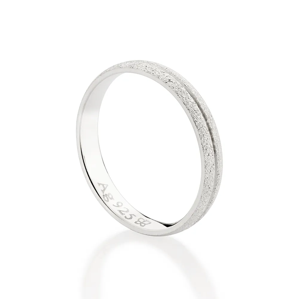 ALIANCA DE PRATA 925 DIAMANTADA1