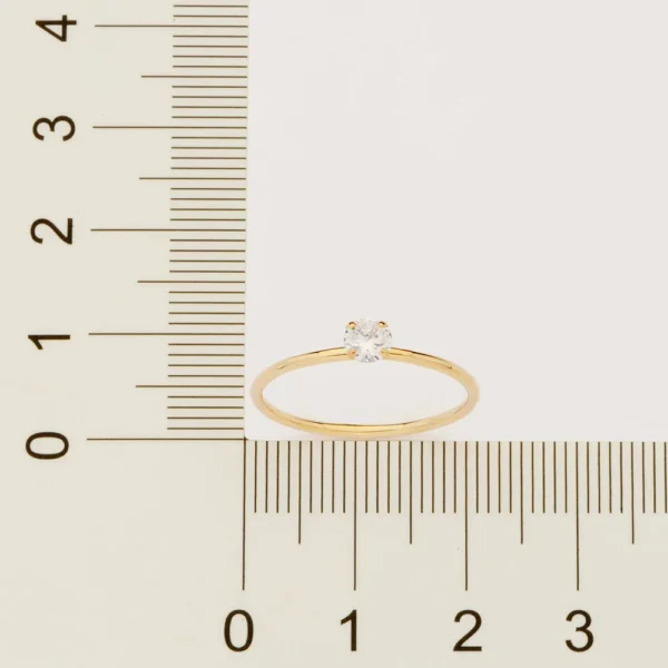 ANEL SOLITARIO BANHADO A OURO 18K COM ZIRCONIA2