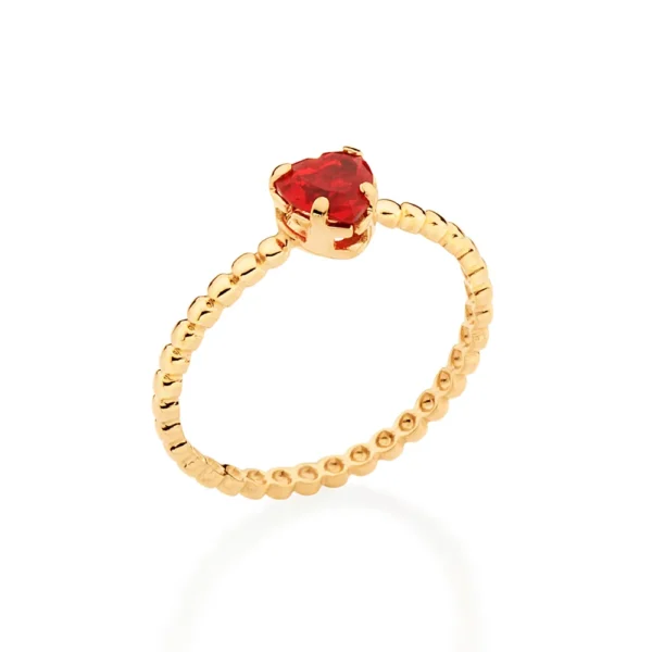 ANEL SOLITARIO CORACAO BANHADO A OURO 18K COM CRISTAL1