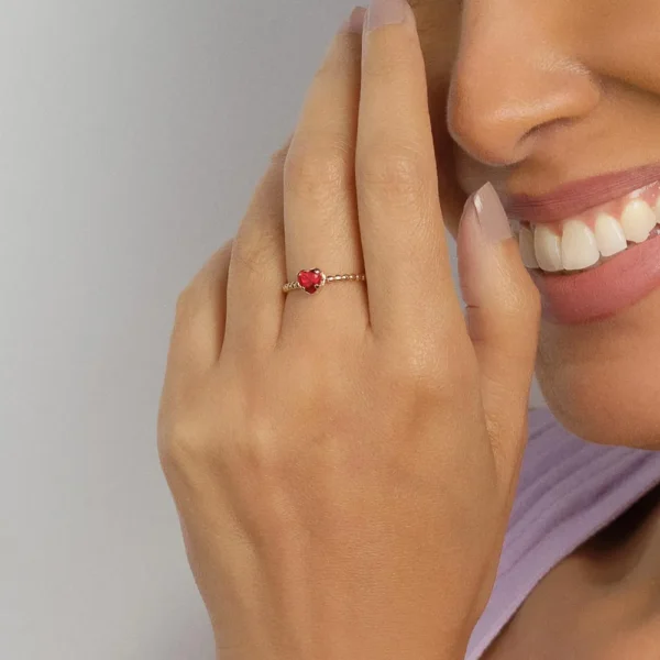 ANEL SOLITARIO CORACAO BANHADO A OURO 18K COM CRISTAL3