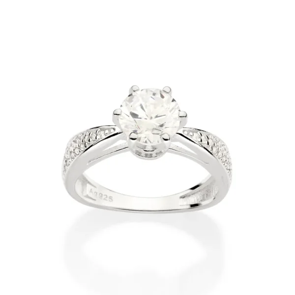 ANEL SOLITARIO DE PRATA 925 COM ZIRCONIAS1