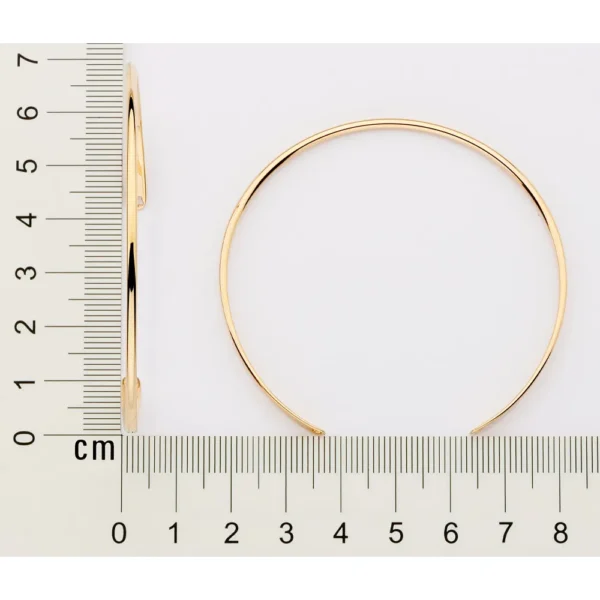 BRACELETE LISO BANHADO A OURO 18K1