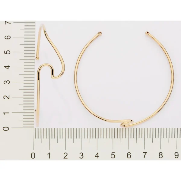 BRACELETE ONDA BANHADO A OURO 18K1