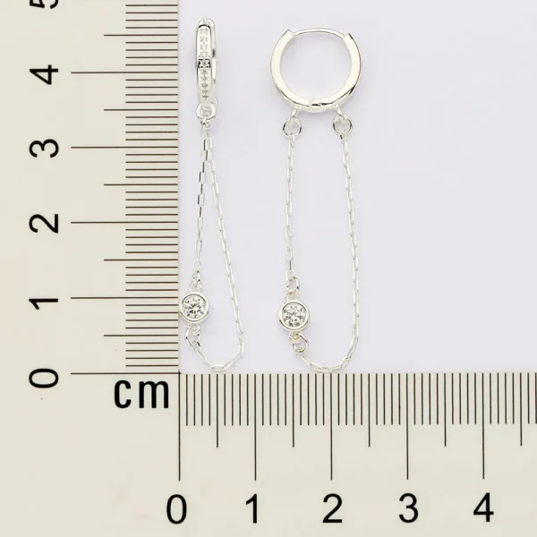 BRINCO ARGOLA DE PRATA 925 COM ZIRCONIAS2