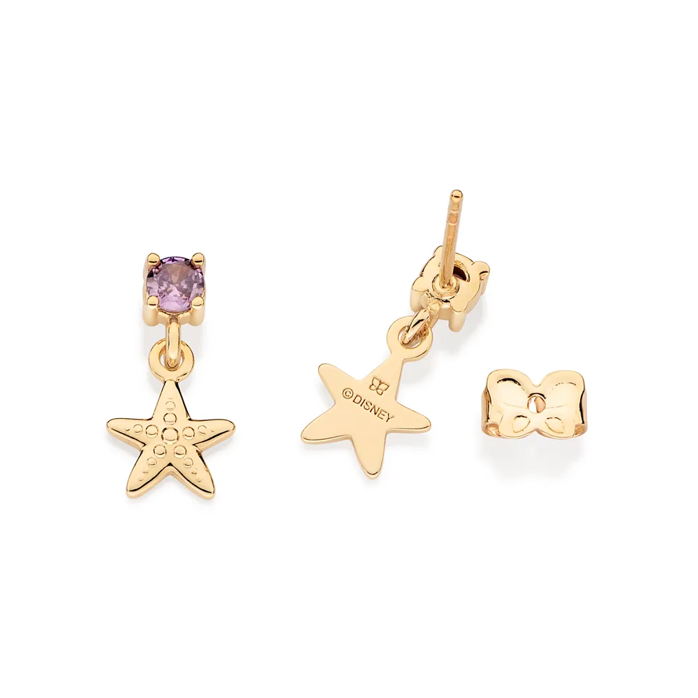 BRINCO ESTRELA DO MAR BANHADO A OURO COM ZIRCONIAS1