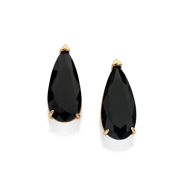BRINCO GOTA BANHADO A OURO 18K COM CRISTAIS1