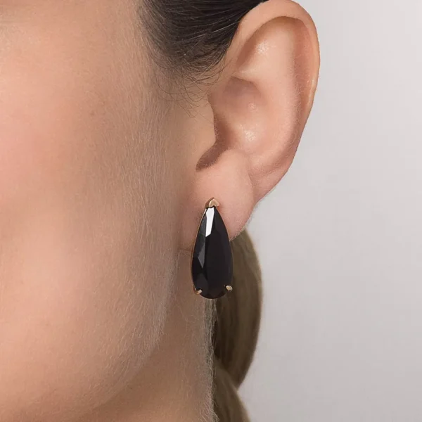 BRINCO GOTA BANHADO A OURO 18K COM CRISTAIS3