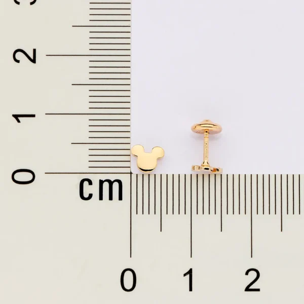 BRINCO MICKEY BABY BANHADO A OURO 18K2