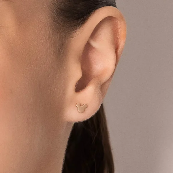 BRINCO MICKEY BABY BANHADO A OURO 18K3