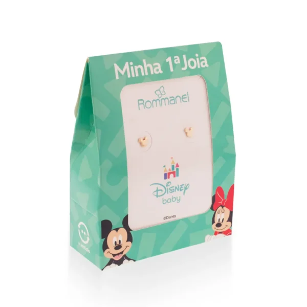 BRINCO MICKEY BABY BANHADO A OURO 18K4