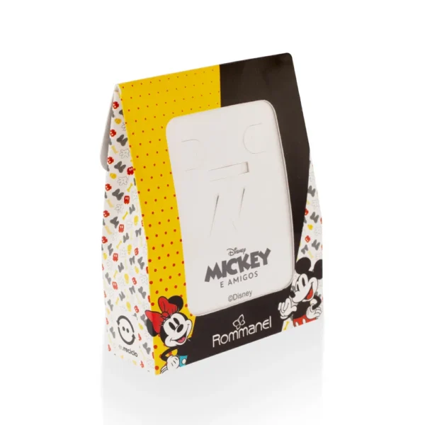 BRINCO MINNIE BANHADO A OURO 18K COM APLICACAO DE RESINA4