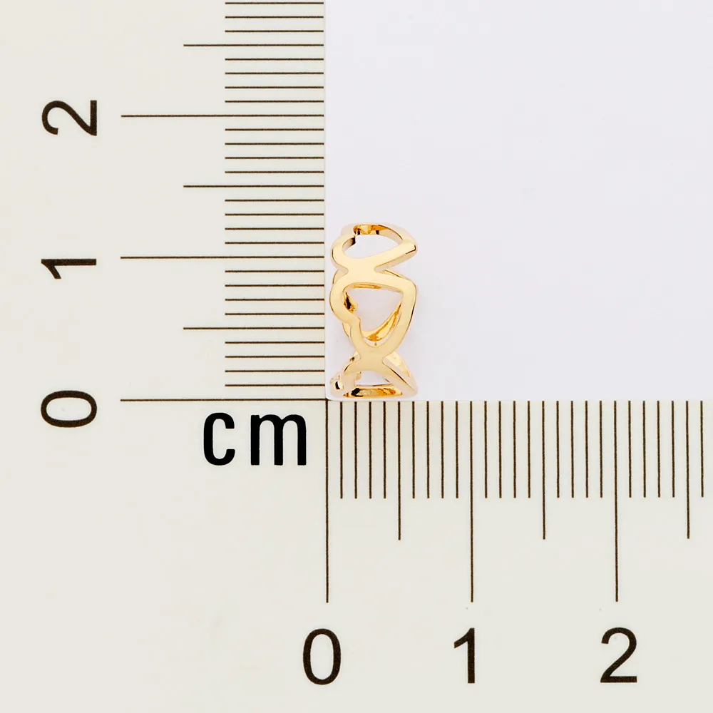 BRINCO PIERCING DE PRESSAO CORACAO BANHADO A OURO 18K1