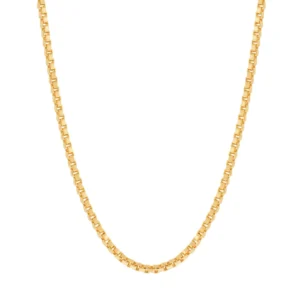CORDAO BANHADO A OURO 18K FIO VENEZIANA 50cm
