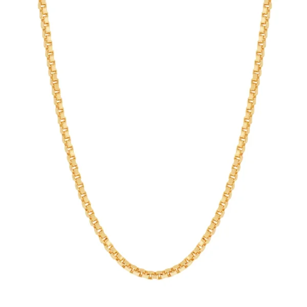 CORDAO BANHADO A OURO 18K FIO VENEZIANA 50cm