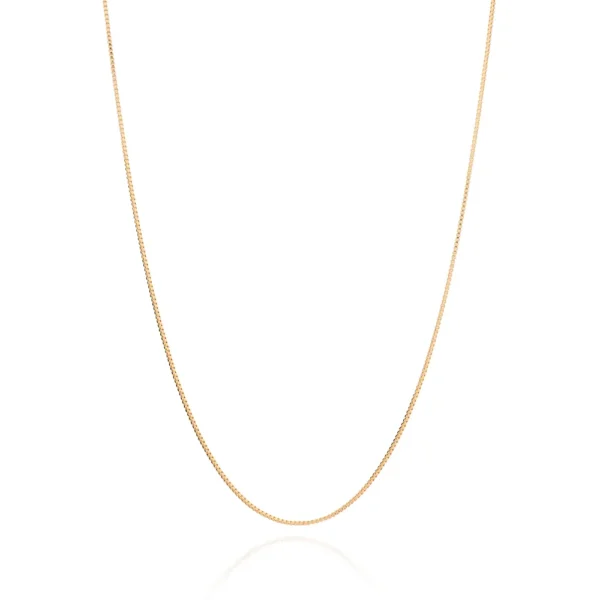 CORDAO VENEZIANA BANHADO A OURO 18K TAM.90