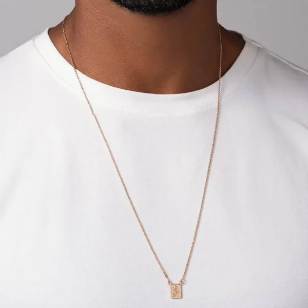 ESCAPULARIO SAO JORGE BANHADO A OURO 18K2