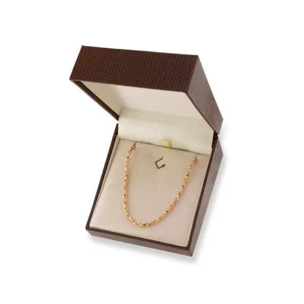 GARGANTILHA BANHADA A OURO 18K4