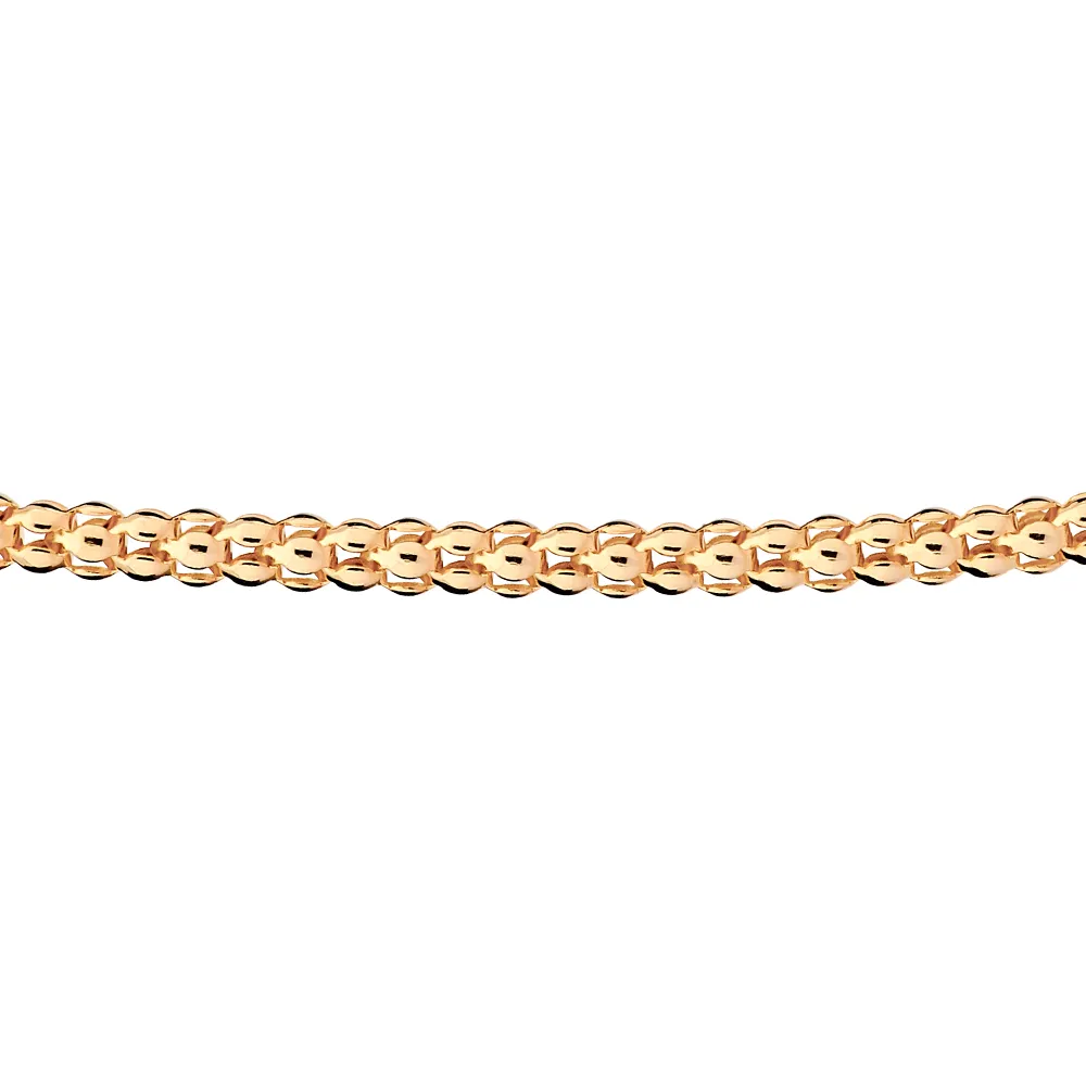 Gargantilha formato tubo vazado banhada a ouro 18k1