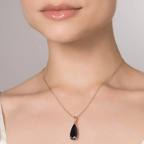 PINGENTE GOTA BANHADO A OURO 18K COM CRISTAL3